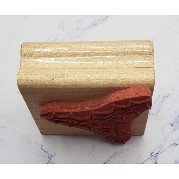 Holly Berry Bunch Canadian Maple Collection Wood Mounted Rubber Stamp - Picture 5 of 7